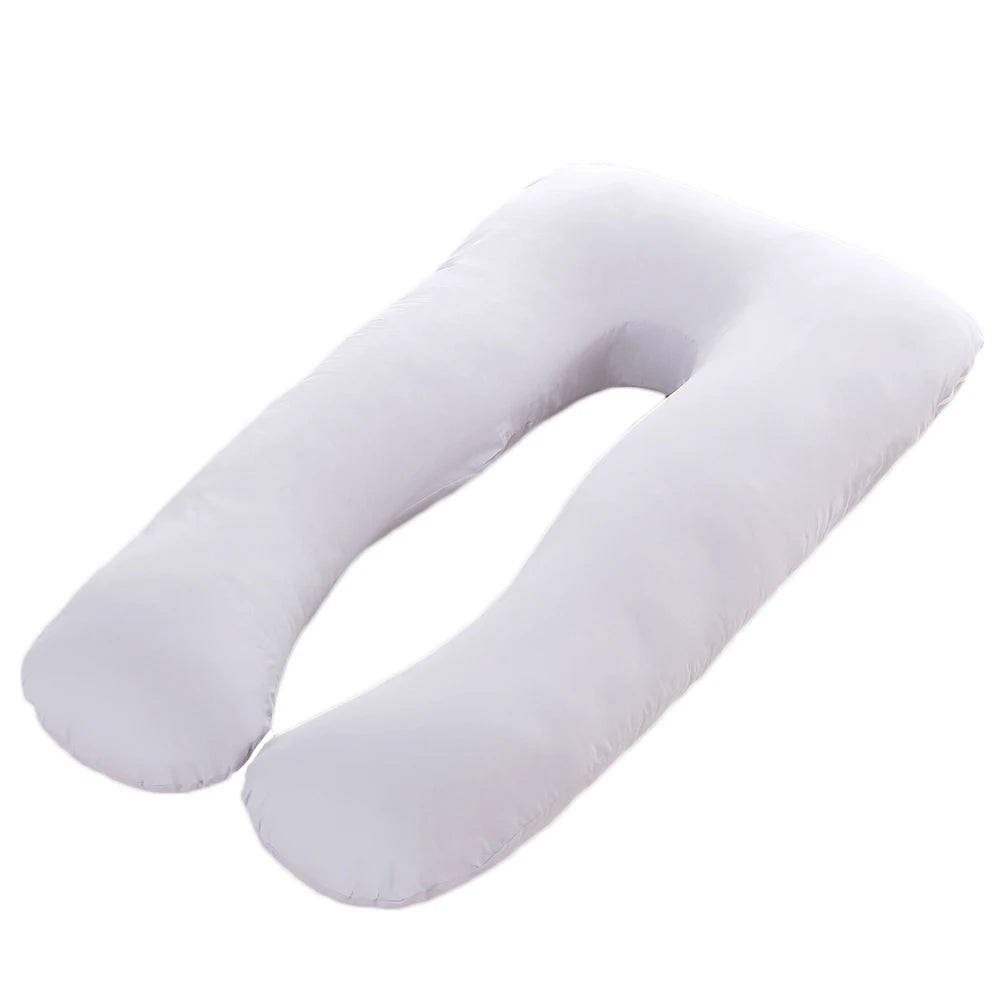 Ultimate Comfort Maternity Pillow Case - Soft Pure Cotton U-Shape Cover for Expecting Moms